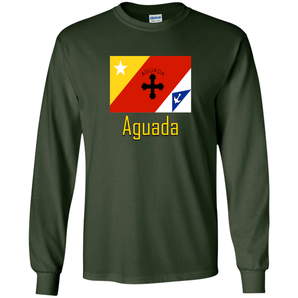 Aguada Flag G240 Gildan LS Ultra Cotton T-Shirt - PR FLAGS UP