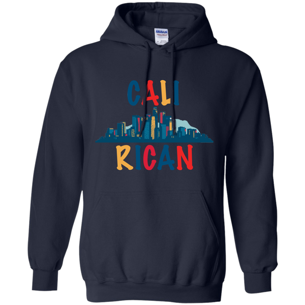 Cali Rican G185 Gildan Pullover Hoodie 8 oz. - PR FLAGS UP