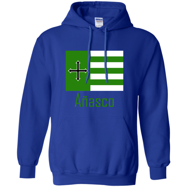 Añasco Flag G185 Gildan Pullover Hoodie 8 oz. - PR FLAGS UP