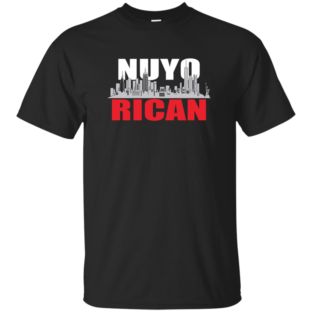NuyoRican Custom Ultra Cotton T-Shirt - PR FLAGS UP