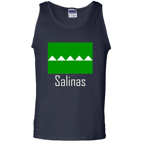 Salinas Flag G220 Gildan 100% Cotton Tank Top - PR FLAGS UP