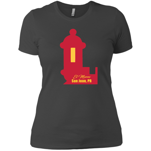 El Morro Next Level Ladies' Boyfriend Tee - PR FLAGS UP