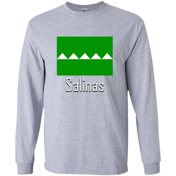 Salinas G240 Gildan LS Ultra Cotton T-Shirt - PR FLAGS UP