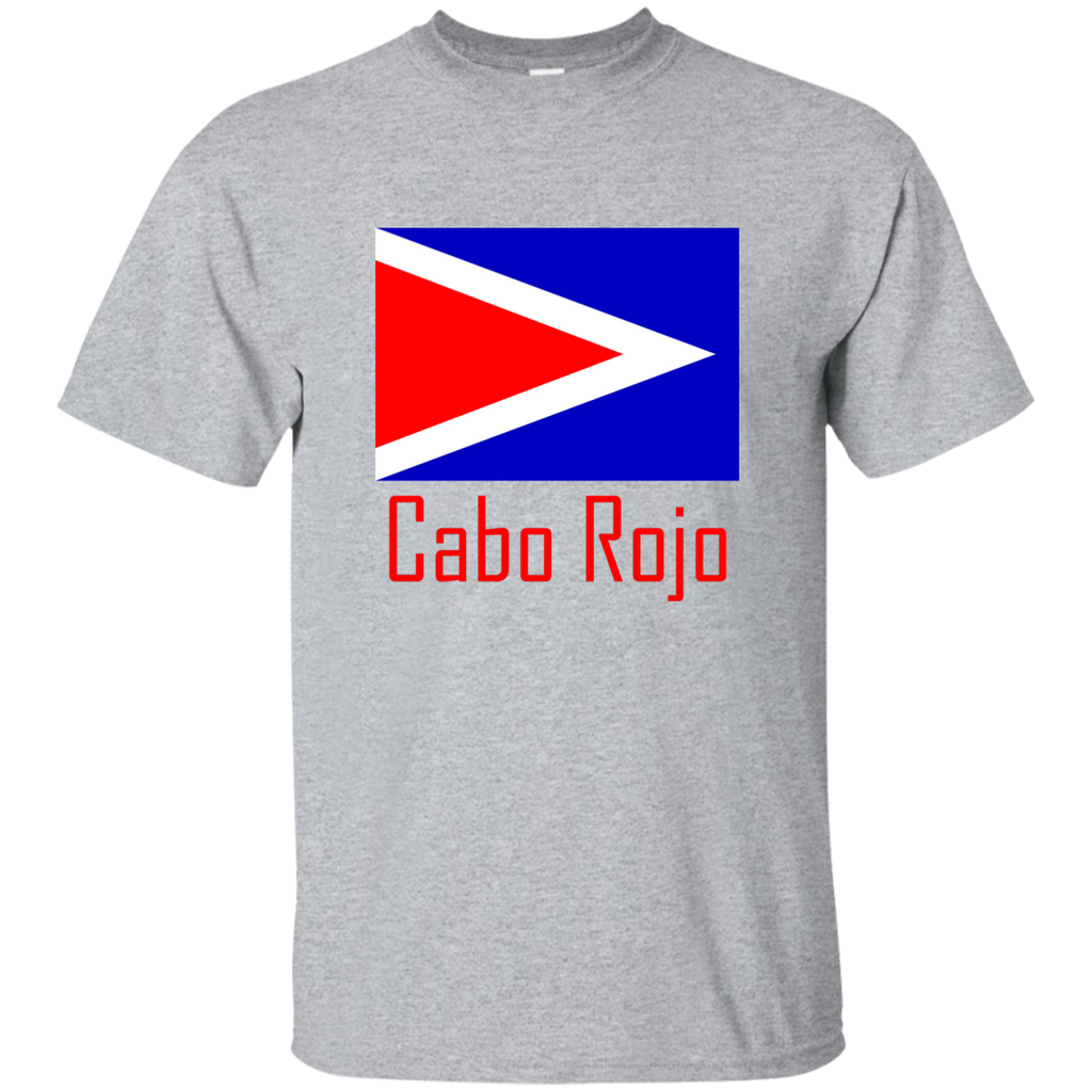 Cabo Rojo Flag G200 Gildan Ultra Cotton T-Shirt - PR FLAGS UP