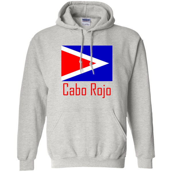 Cobo Rojo Flag G185 Gildan Pullover Hoodie 8 oz. - PR FLAGS UP