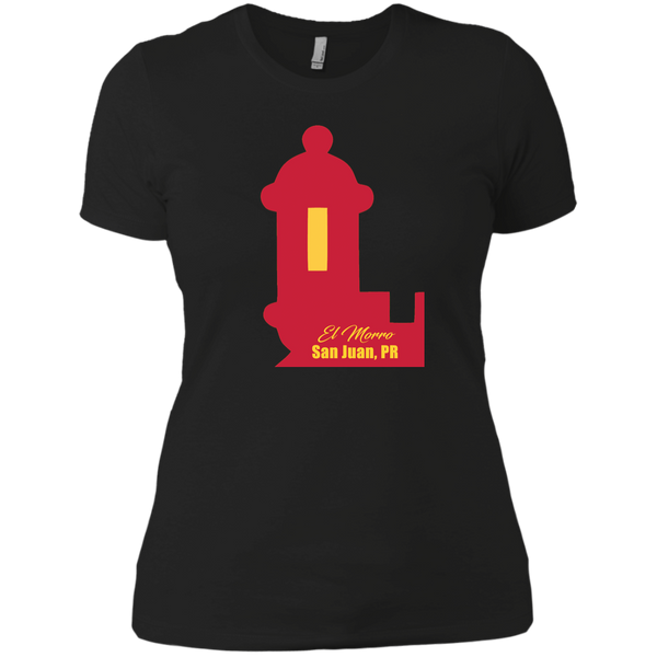 El Morro Next Level Ladies' Boyfriend Tee - PR FLAGS UP