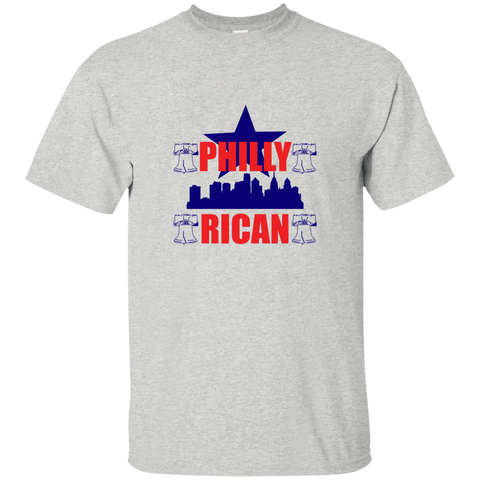 PhillyRican 2 G200 Gildan Ultra Cotton T-Shirt - PR FLAGS UP