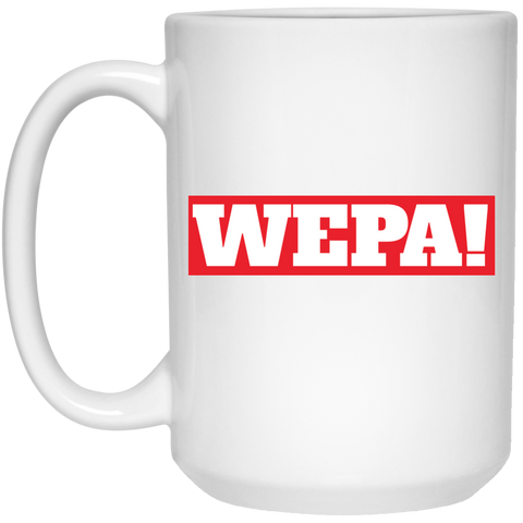 Wepa! Mug - 15oz - PR FLAGS UP