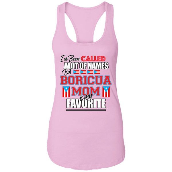 Boricua Mom NL1533 Ladies Ideal Racerback Tank