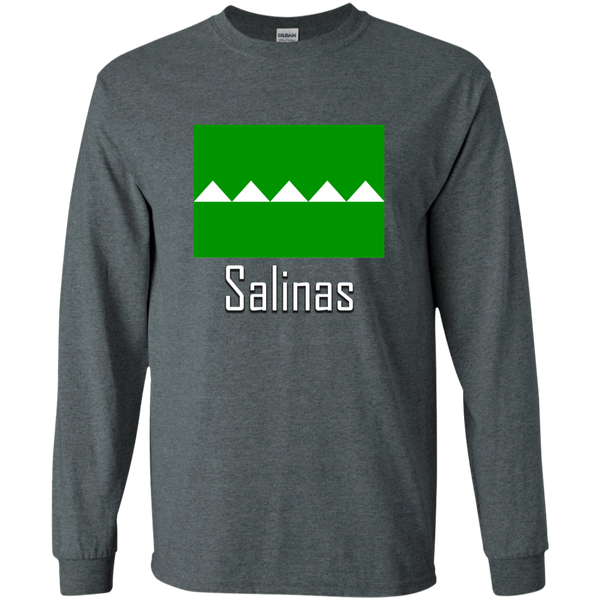 Salinas G240 Gildan LS Ultra Cotton T-Shirt - PR FLAGS UP