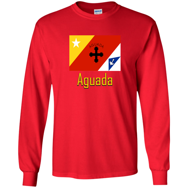 Aguada Flag G240 Gildan LS Ultra Cotton T-Shirt - PR FLAGS UP