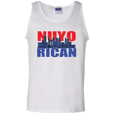 NuyoRican 2 100% Cotton Tank Top - PR FLAGS UP