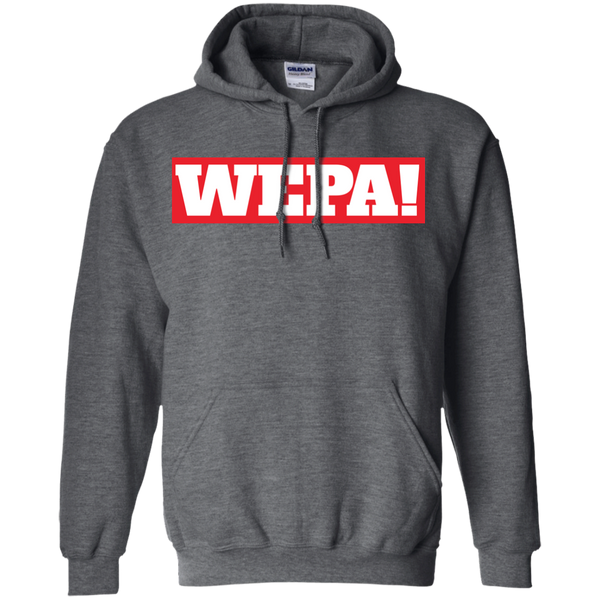 Wepa! Pullover Hoodie 8 oz - PR FLAGS UP