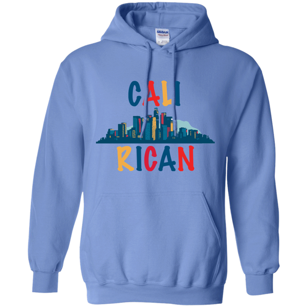 Cali Rican G185 Gildan Pullover Hoodie 8 oz. - PR FLAGS UP