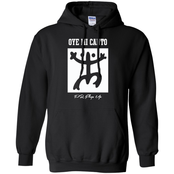 Oye Mi Canto El Coqui Pullover Hoodie 8 oz - PR FLAGS UP