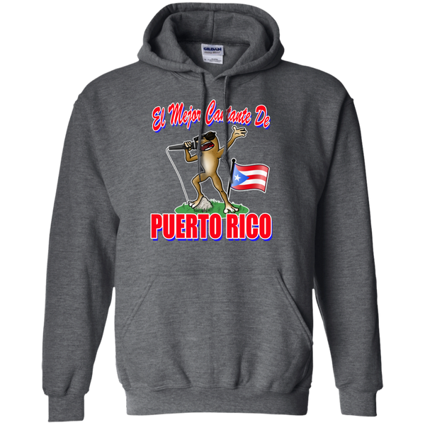 El Mejor Cantante Pullover Hoodie 8 oz - PR FLAGS UP