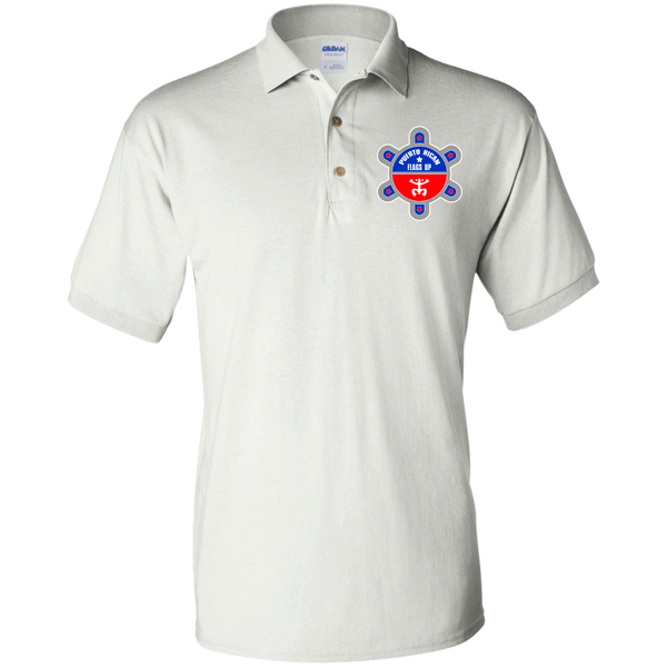 Puerto Rican Flags Up Logo G880 Jersey Polo Shirt