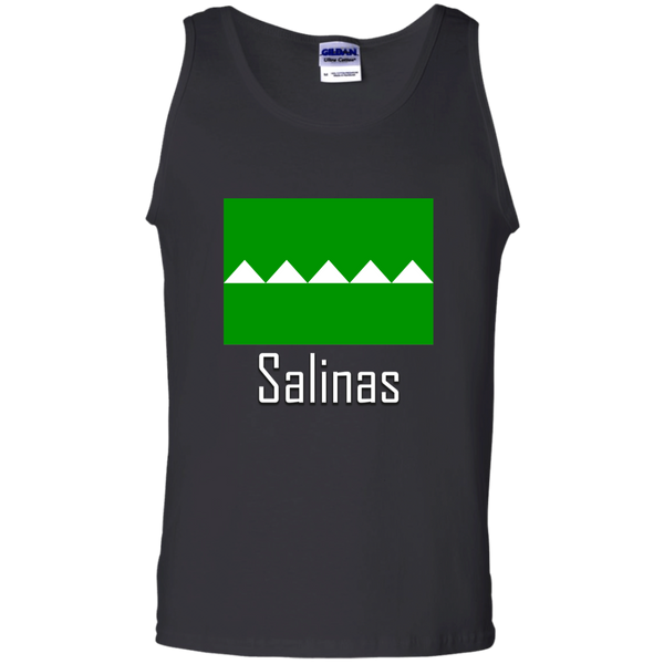 Salinas Flag G220 Gildan 100% Cotton Tank Top - PR FLAGS UP