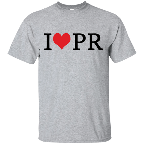 I Love PR G200 Gildan Ultra Cotton T-Shirt - PR FLAGS UP