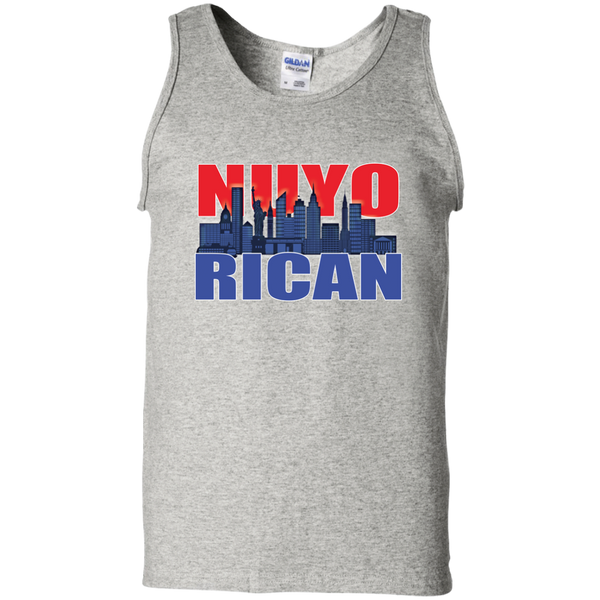 NuyoRican 2 100% Cotton Tank Top - PR FLAGS UP