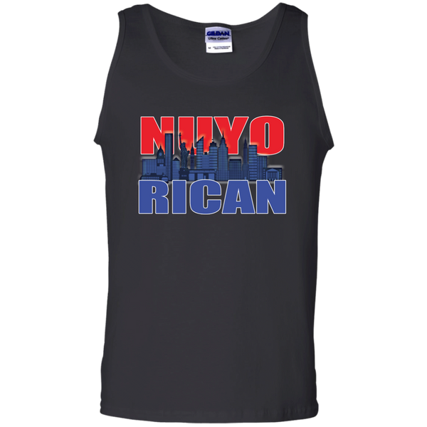 NuyoRican 2 100% Cotton Tank Top - PR FLAGS UP