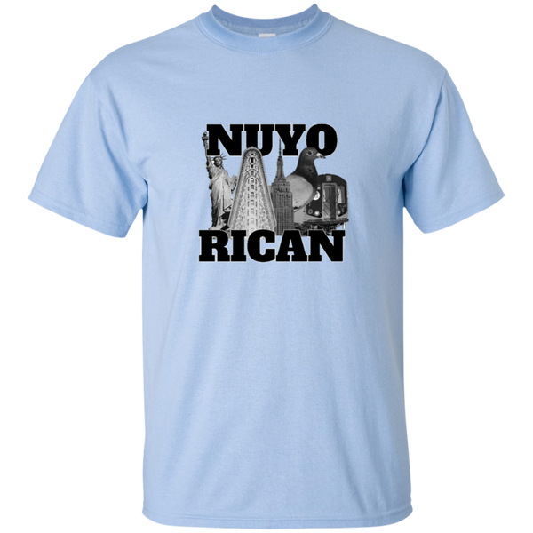 NuyoRican Elite G200 Gildan Ultra Cotton T-Shirt - PR FLAGS UP