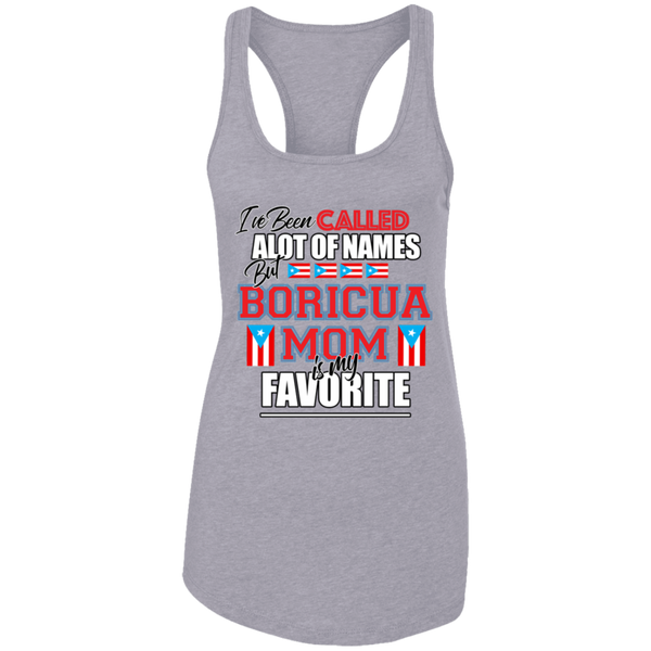 Boricua Mom NL1533 Ladies Ideal Racerback Tank