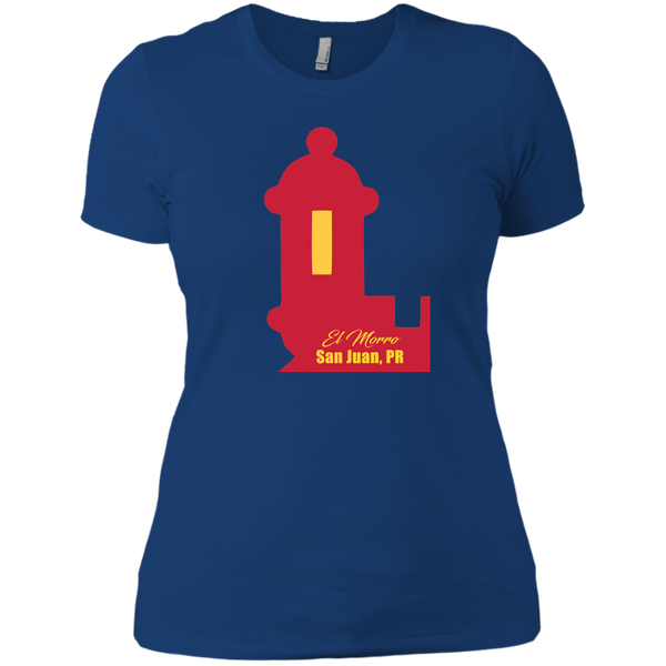 El Morro Next Level Ladies' Boyfriend Tee - PR FLAGS UP