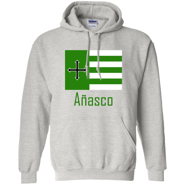 Añasco Flag G185 Gildan Pullover Hoodie 8 oz. - PR FLAGS UP