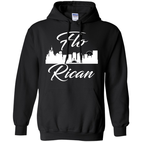 FloRican G185 Gildan Pullover Hoodie 8 oz. - PR FLAGS UP