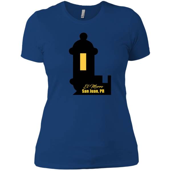 El Morro 2 Next Level Ladies' Boyfriend Tee - PR FLAGS UP