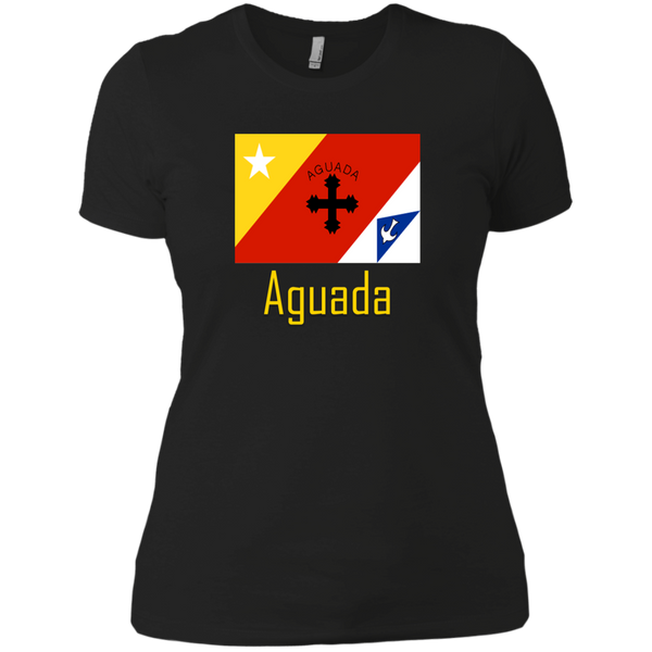 Aguada Flag NL3900 Next Level Ladies' Boyfriend T-Shirt - PR FLAGS UP