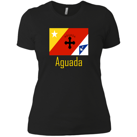 Aguada Flag NL3900 Next Level Ladies' Boyfriend T-Shirt - PR FLAGS UP