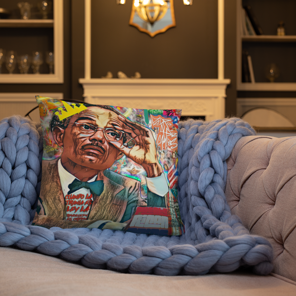 Pedro Albizu Campos Art Basic Pillow