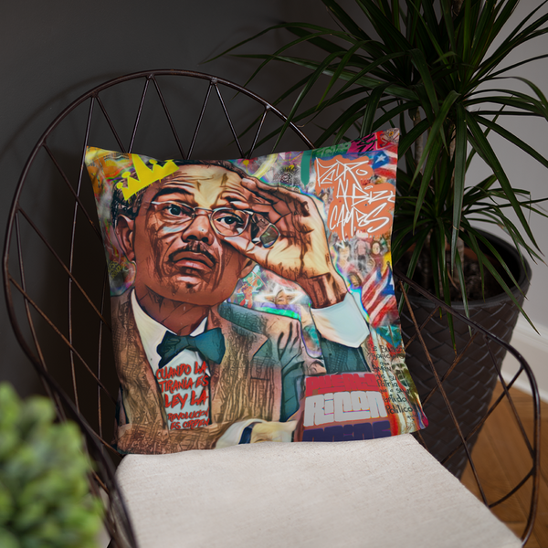 Pedro Albizu Campos Art Basic Pillow