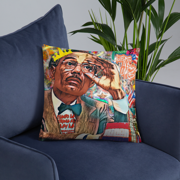 Pedro Albizu Campos Art Basic Pillow