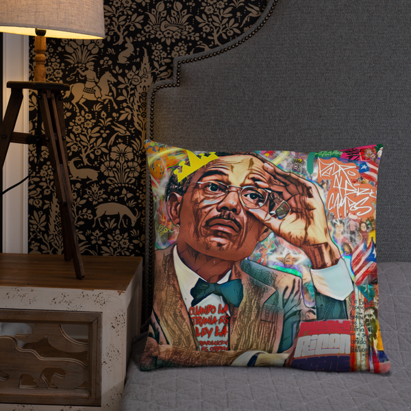 Pedro Albizu Campos Art Basic Pillow