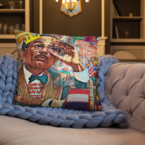 Pedro Albizu Campos Art Basic Pillow