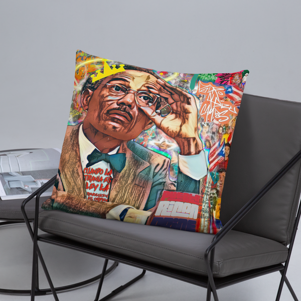 Pedro Albizu Campos Art Basic Pillow
