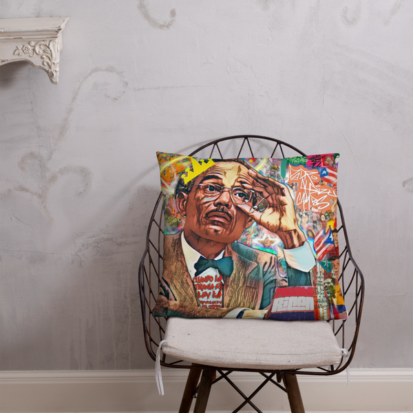 Pedro Albizu Campos Art Basic Pillow