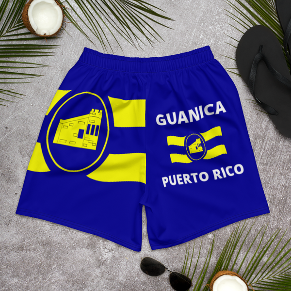 Guanica Men's Athletic Long Shorts