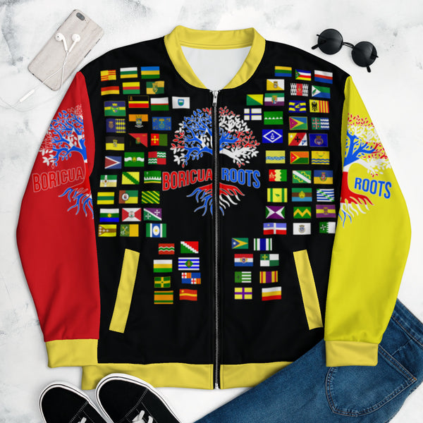 Boricua Roots Unisex Bomber Jacket