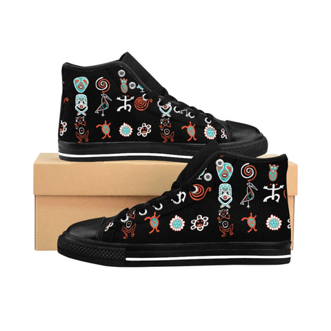 Taino Boriken Women's High-top Sneakers