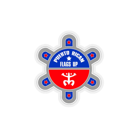 PR FLAGS UP LOGO Kiss-Cut Stickers