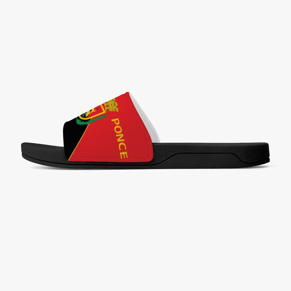 Ponce Flag Casual Sandals - Black