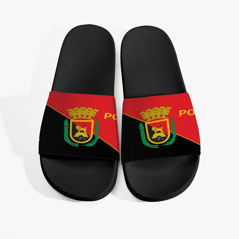Ponce Flag Casual Sandals - Black