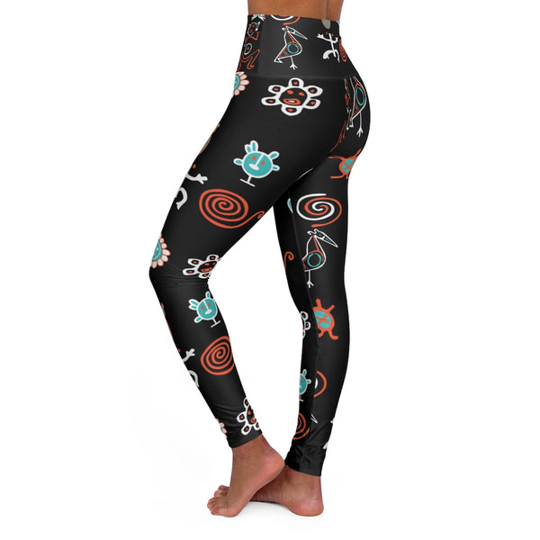 Taino Boriken High Waisted Yoga Leggings