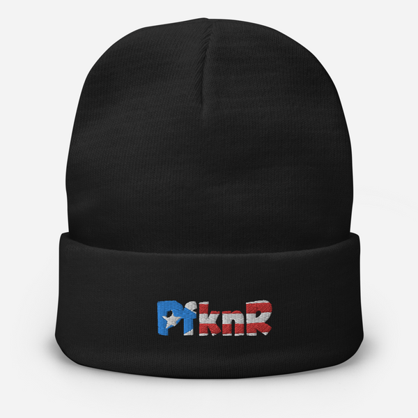 P fkn R Embroidered Beanie