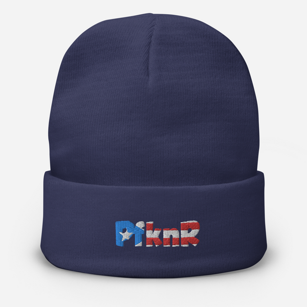 P fkn R Embroidered Beanie