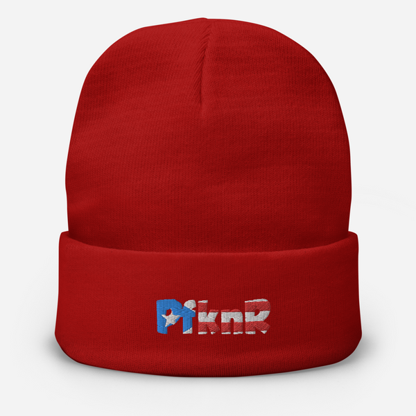 P fkn R Embroidered Beanie